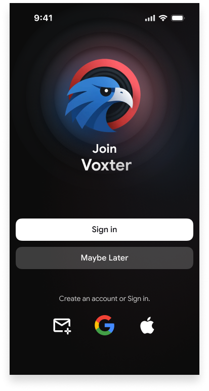 Voxter App — Short video debates. Real opinions. Your vote matters.